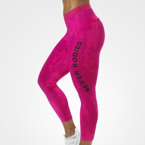 Better Bodies XS Pink Gracie Curve Tights - Picture 4 of 5